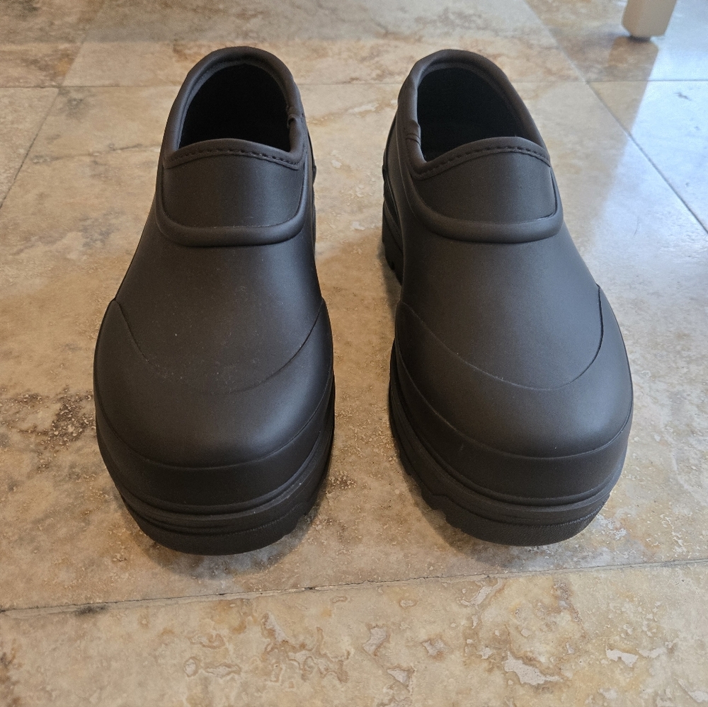 Kassl Editions X Tretorn Beth Rubber Rain Loafer Clog 37 Brown Espresso Matte
